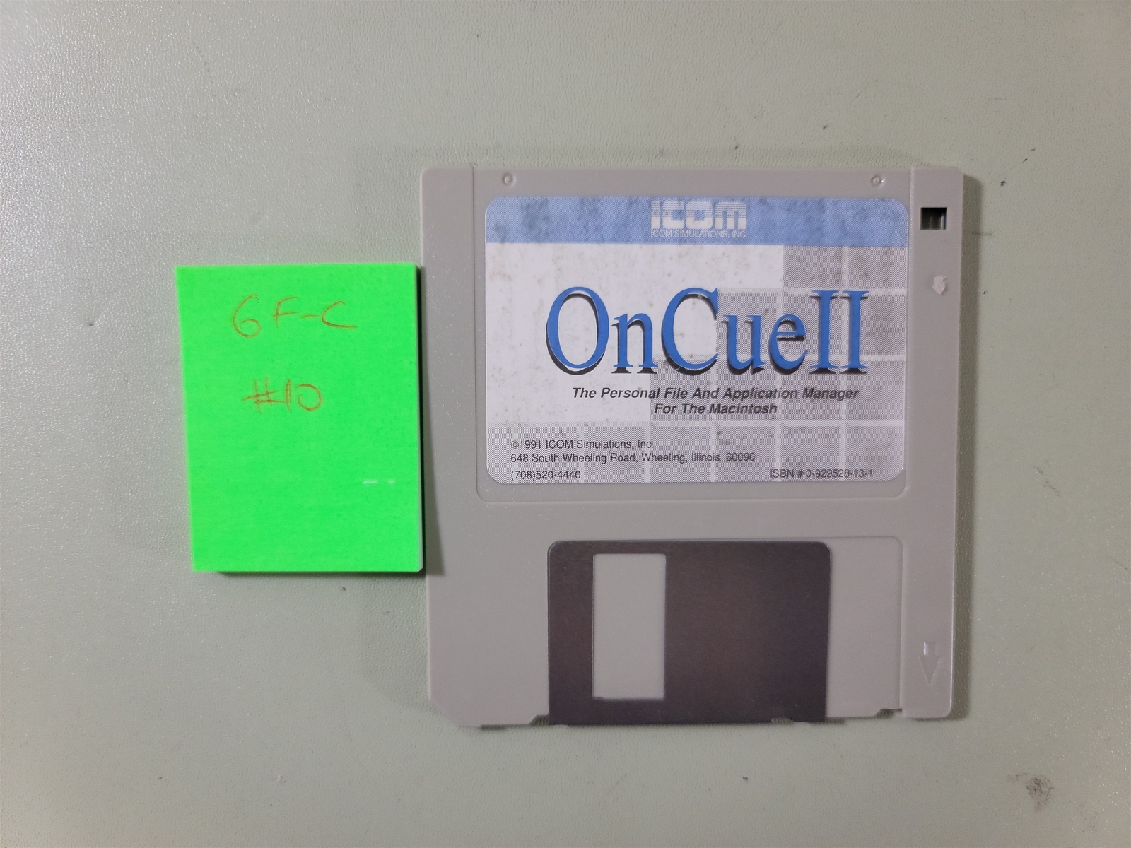 ICOM Simulations - OnCue II for Macintosh - Install Disk