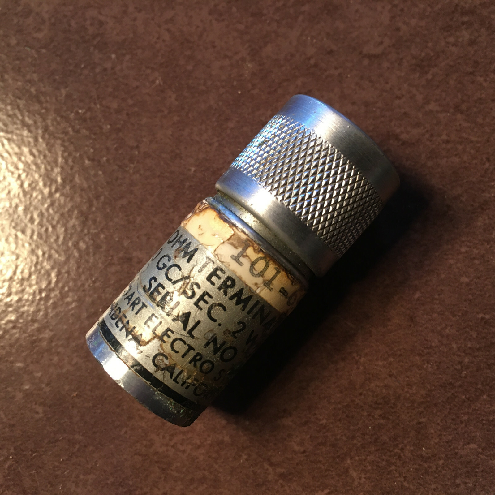 Stoddart Electro 50 ohm termination, 2 watts