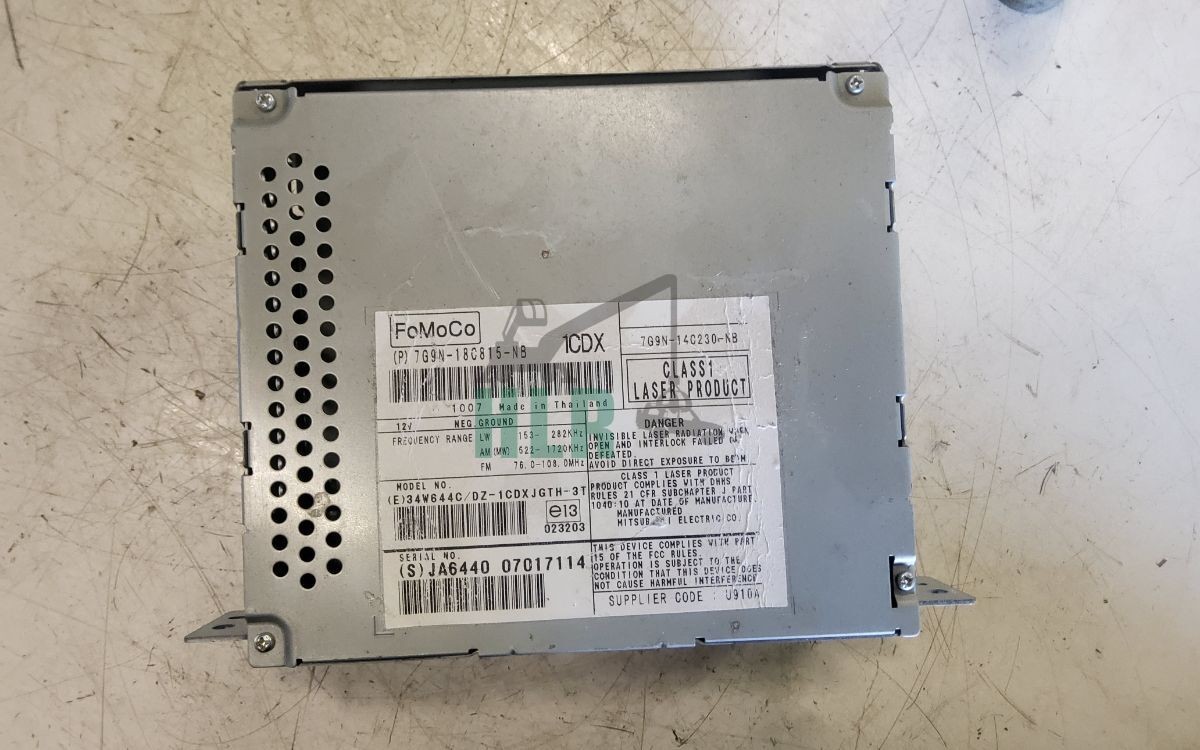 Land Rover Freelander 2 CD Player Radio Head Unit 7G9N18C815NA