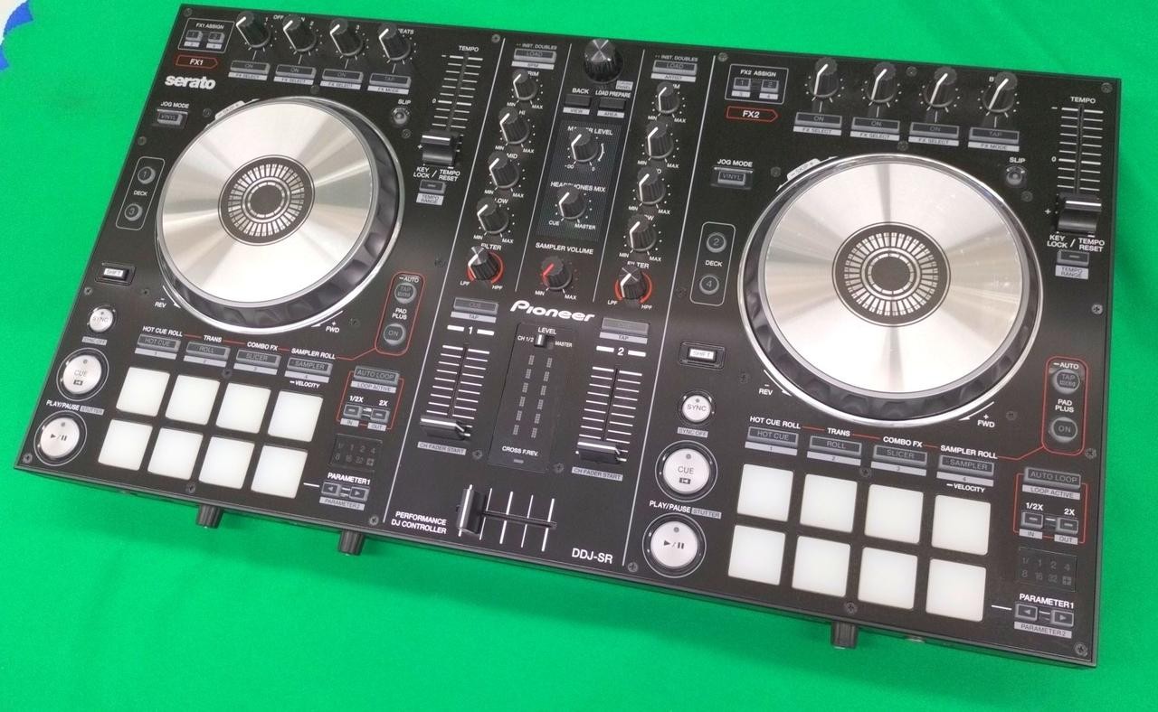 Pioneer DDJ-SR 2-Channel 4-Deck DJ Controller for Serato Used Tested