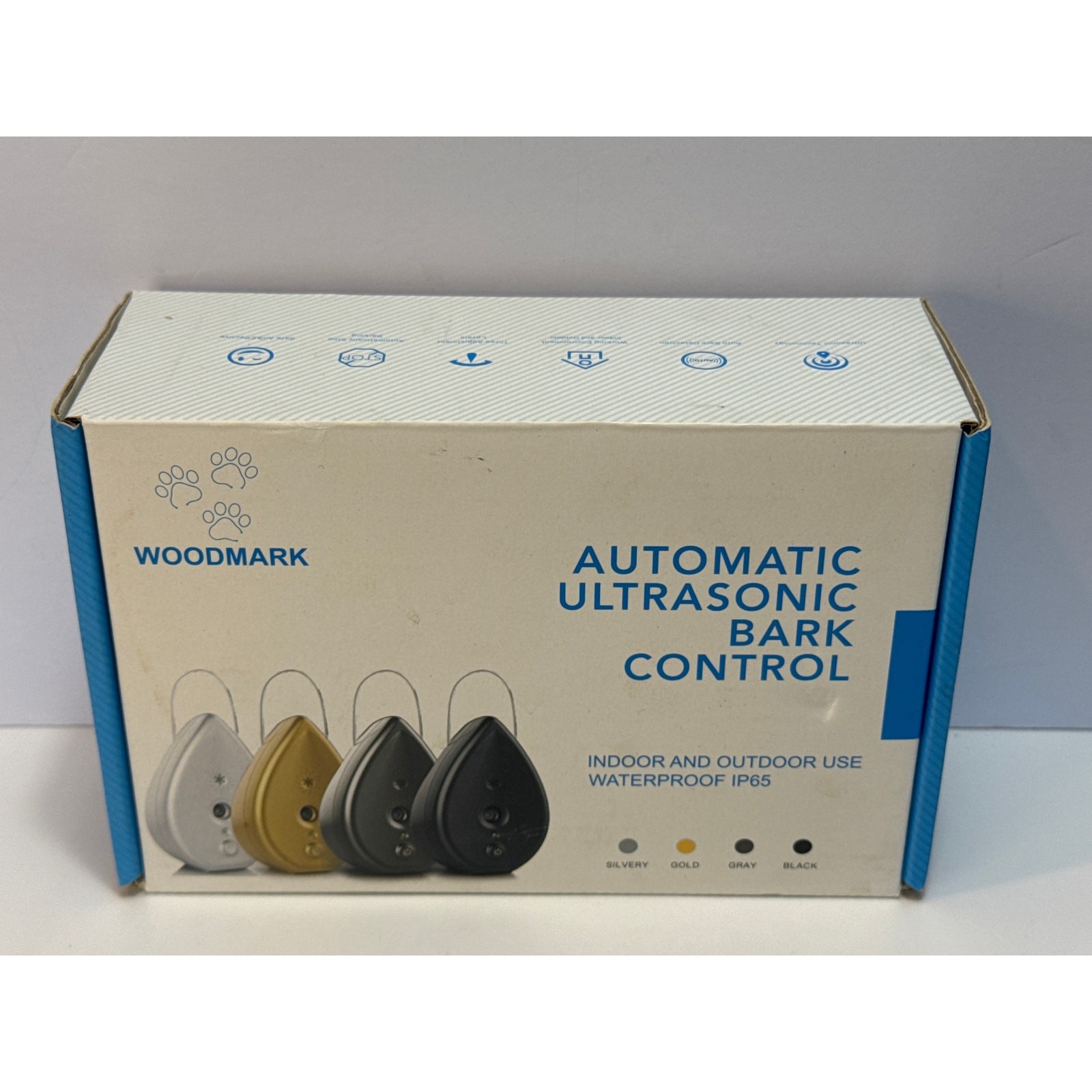 Woodmark M-237 Automatic Ultrasonic Bark Control & Dog Training Device–Anti-Bark