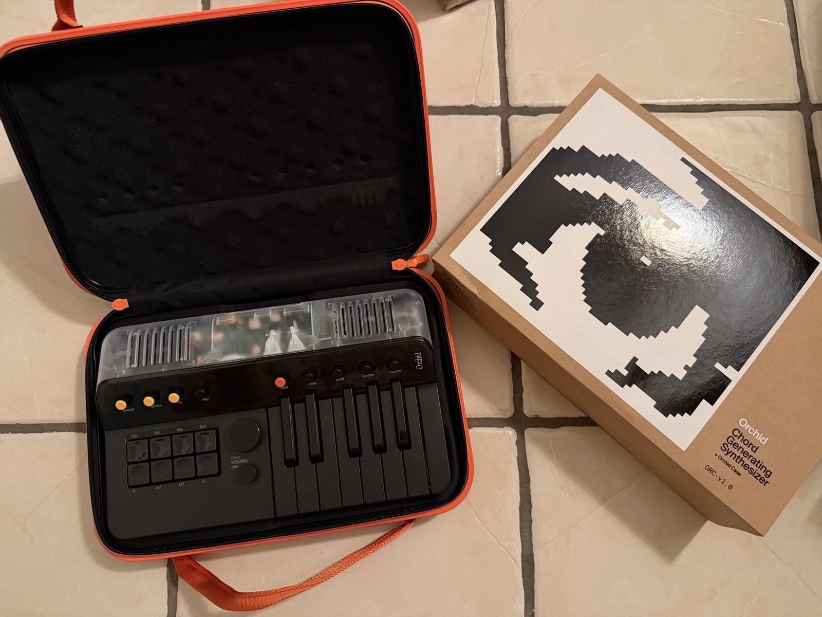 Telepathic Orchid CLEAR ARCTIC Synthesizer NEW - SOLD OUT