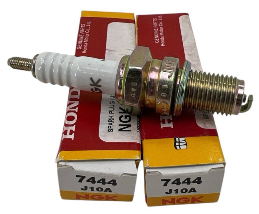 2 Pack New Old Stock Honda NGK Brand Spark Plugs 7444, NGK-J10A