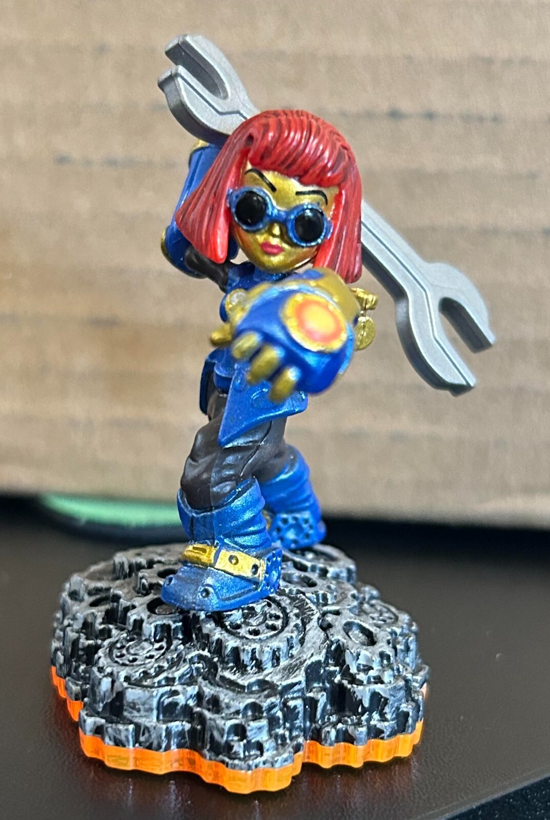 Loose Skylanders Orange base SPROCKET