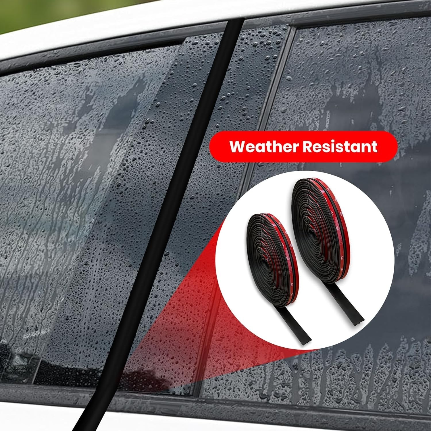 T Shape Car Weather Stripping Trim Kit - 52.5ft