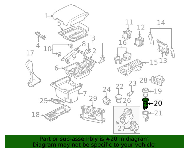 Genuine Land-Rover Socket YXW500080