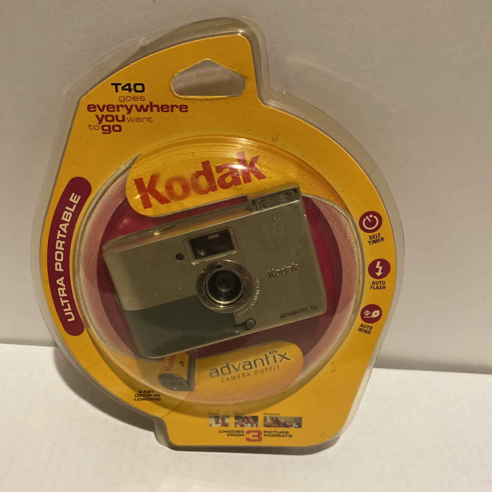 Vintage New In Package Kodak Advantix T40 APS Point & Shoot Film Camera Set