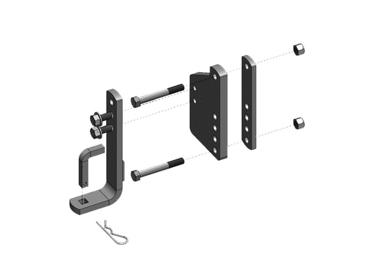 Blue Ox Trailer Weight Distribution Kit - TrackPro/2-Point Hitch Accessory