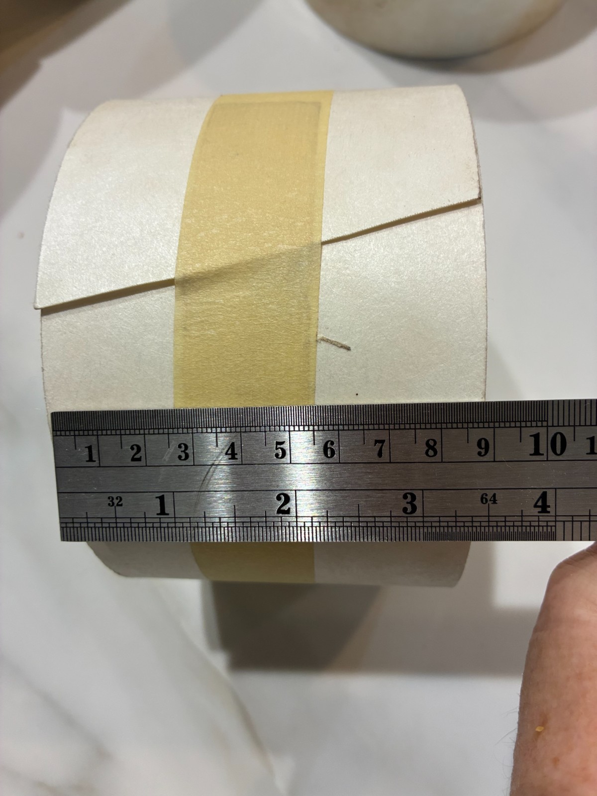 Nomex 410 Insulation Paper 20 mil thick (0.51mm) 3.5" x 3' (approx 1m)