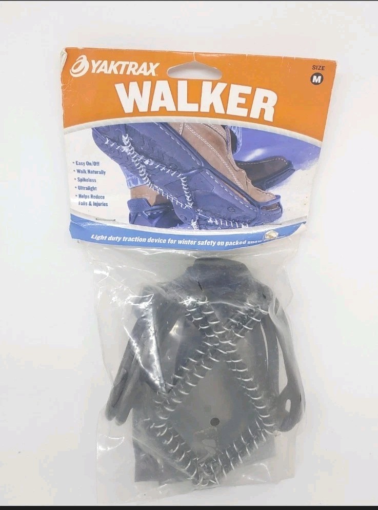 NEW Yaktrax Walker Light Duty Spikeless Traction Medium