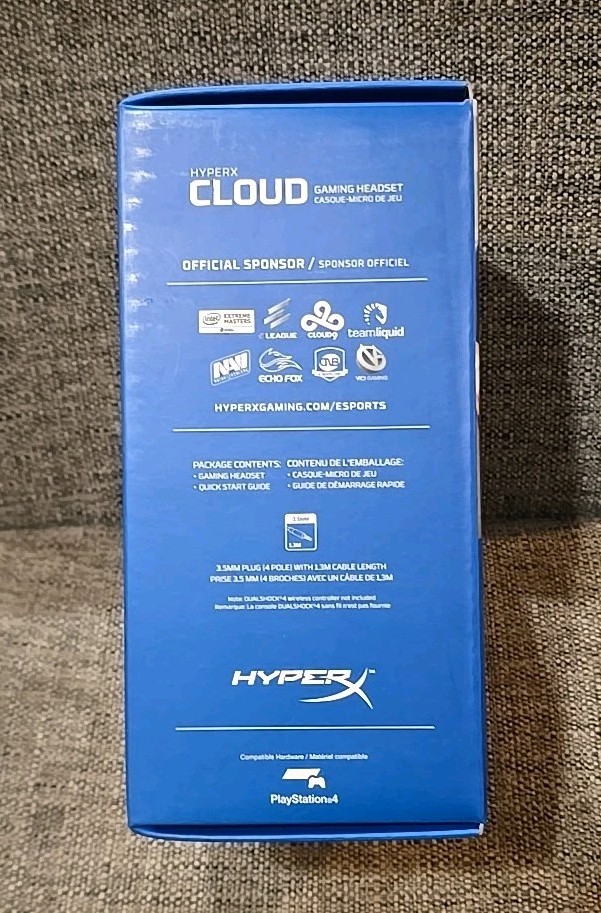 /L@@K\ HyperX Cloud PlayStation Official PS4 Wired Stereo Gaming Headset. Nice!