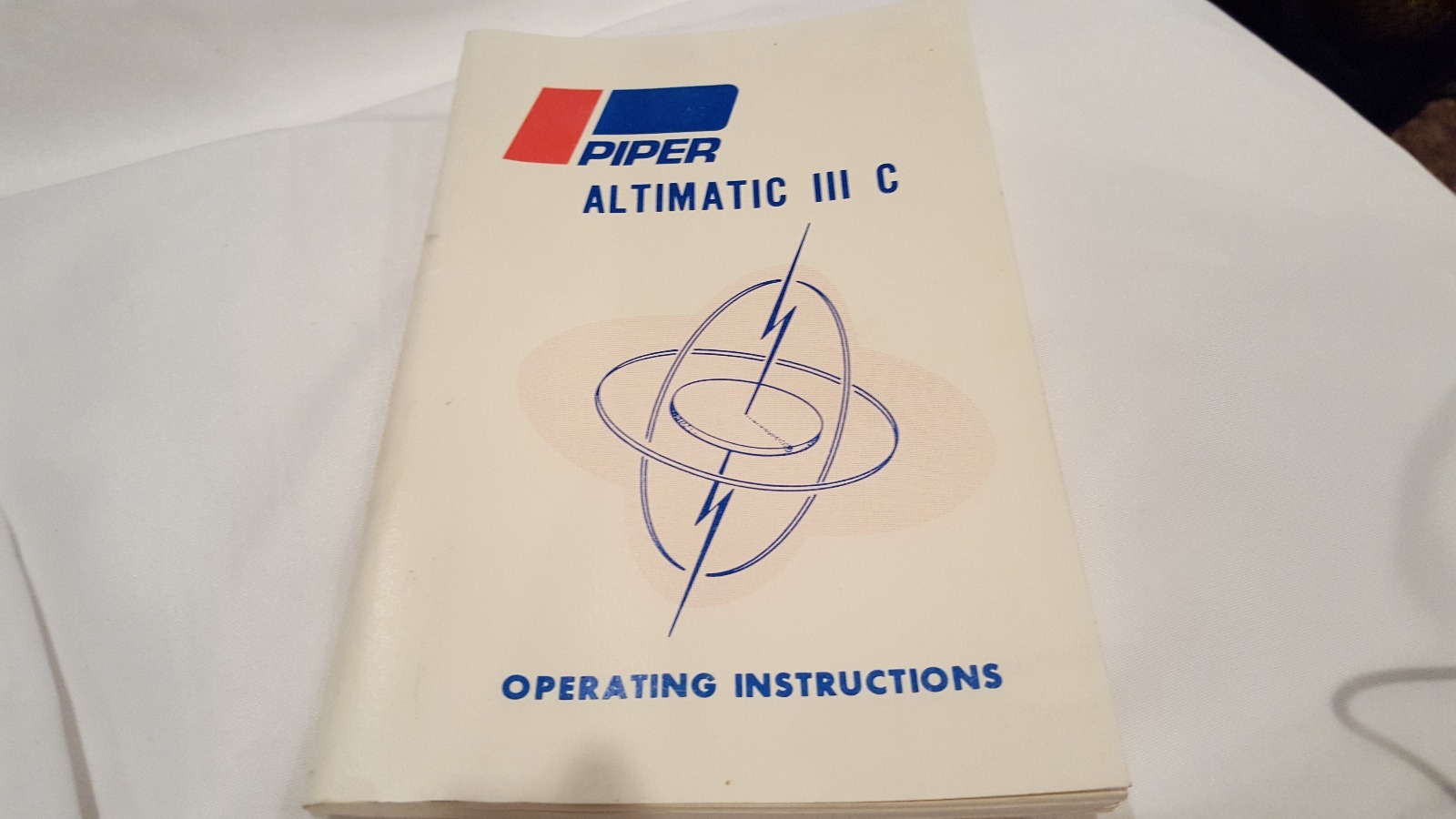 Operating Manuel for  Piper Altimatic III C Instructions Printed 1975