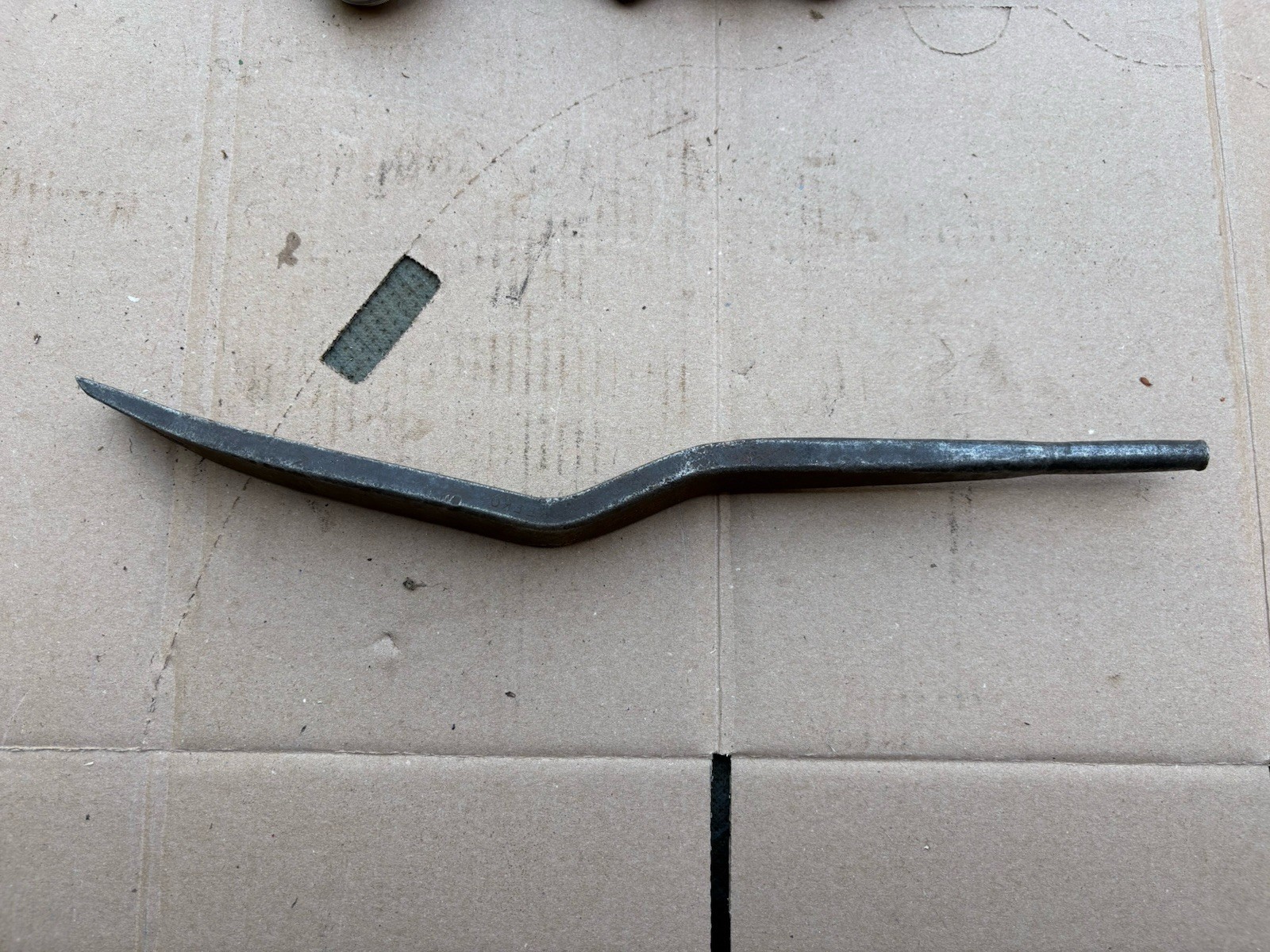 vintage lever crowbar ? prybar woodworking