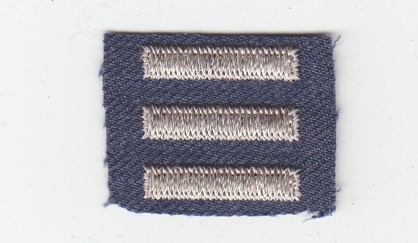 USAF Air Force Overseas Service Bar: 18 months (3 bar) - Vietnam era