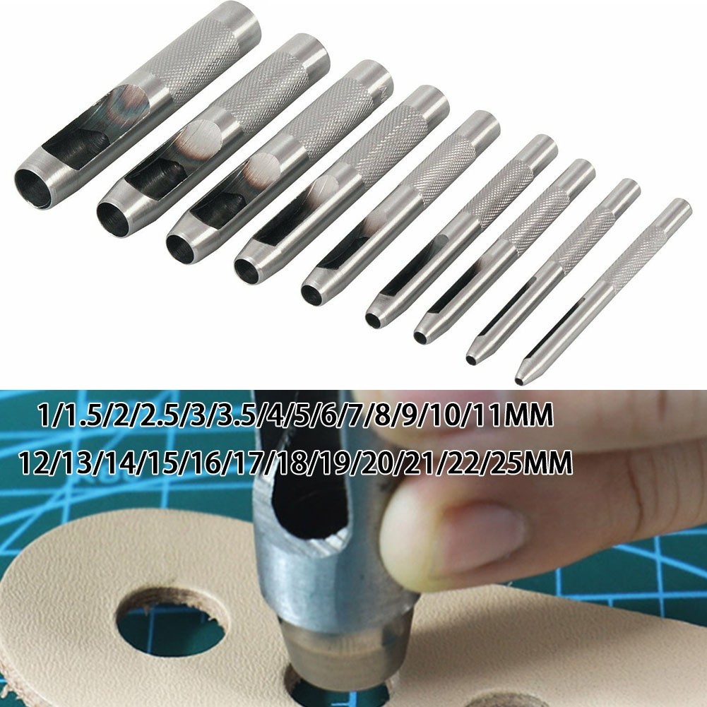Hot Sale Hollow Punch Hole Punch Heavy Duty Wood Belt Brand New Leathercraft