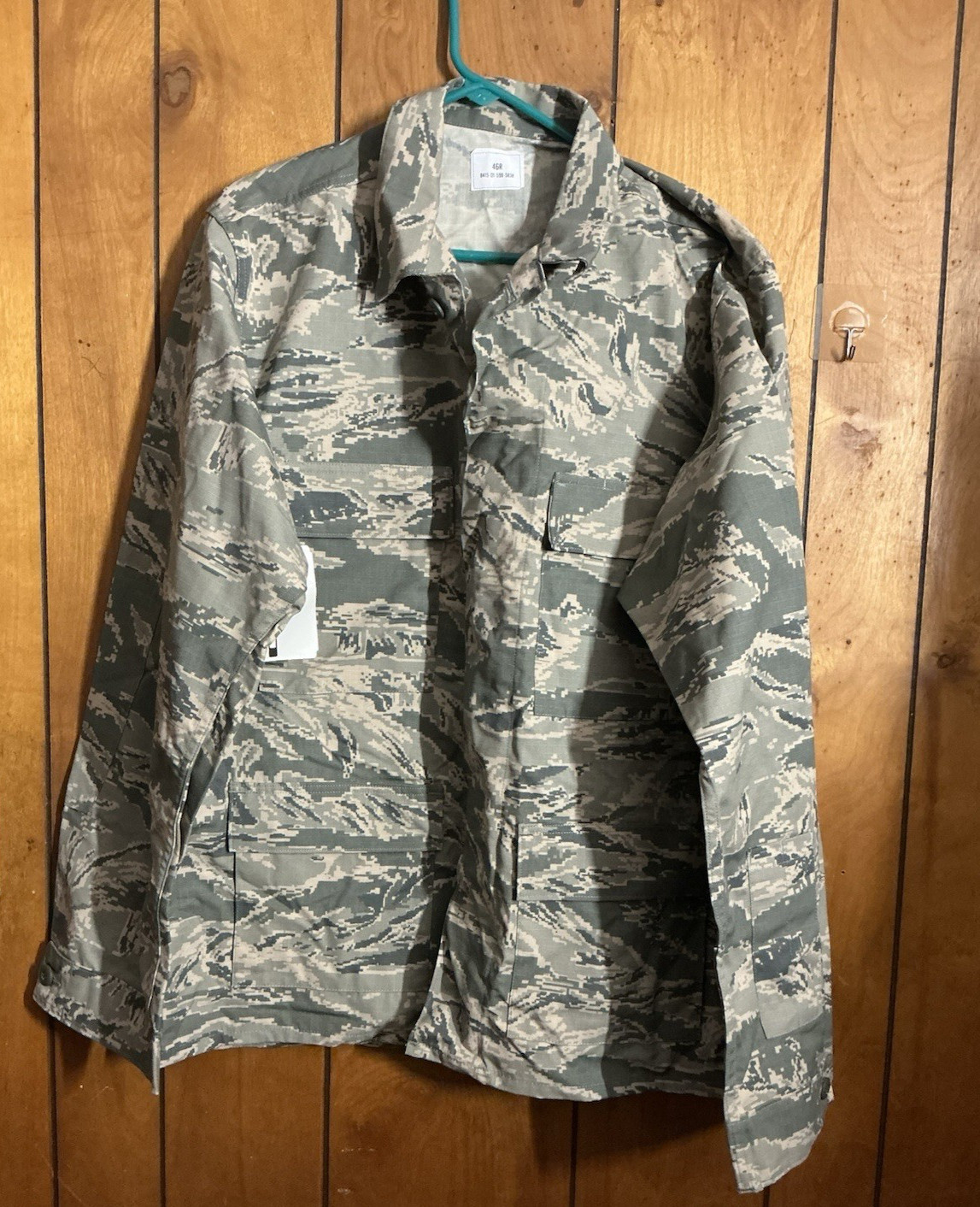NWT Military Air Force Utility Digital Camo Combat Coat -SIZE 46R