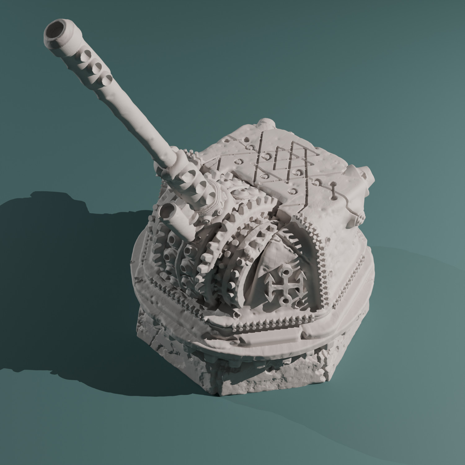 Kraken Redoubt Bunkers | Wargame Scatter Terrain | 5 Piece Set | FDM printed