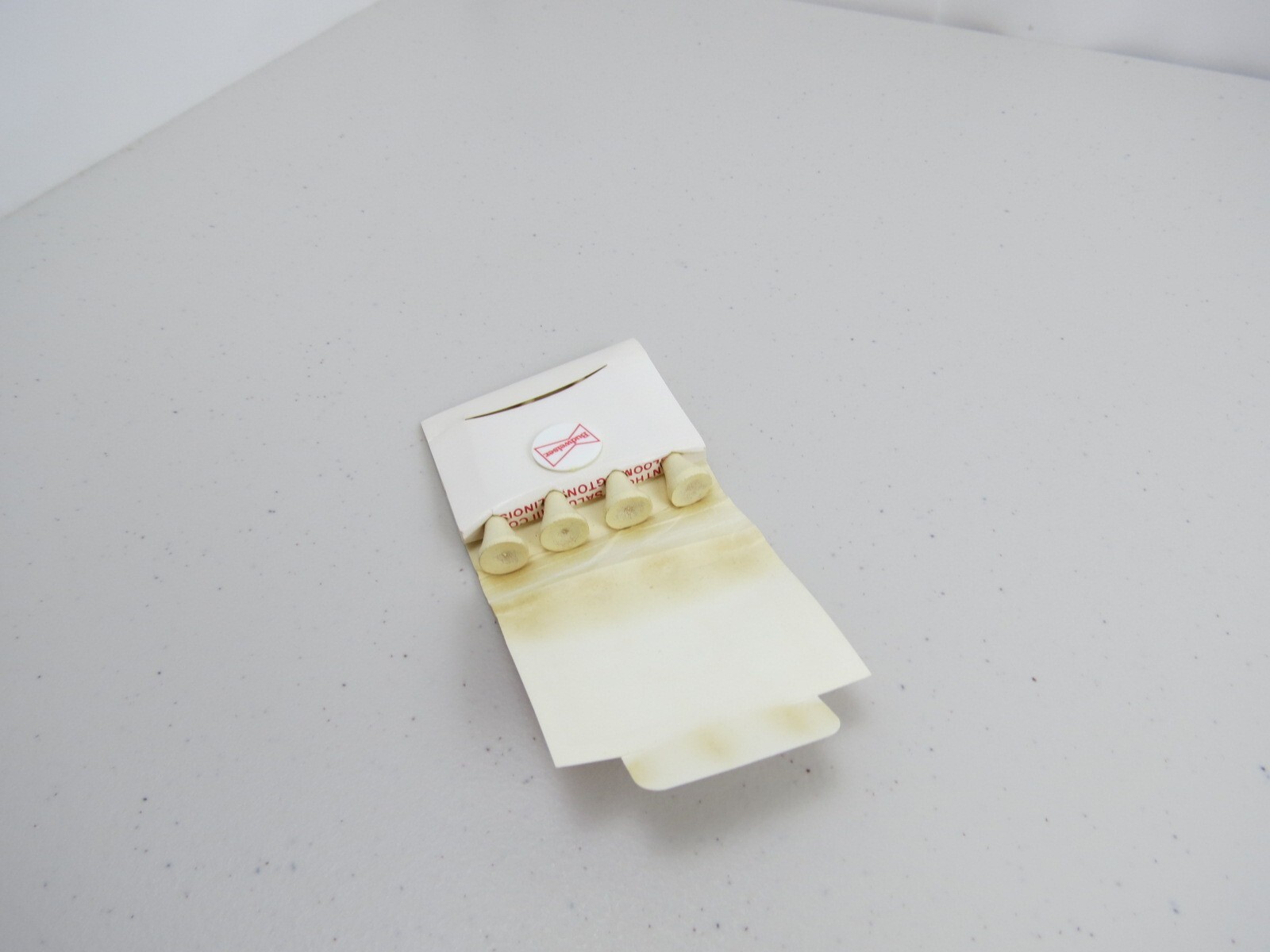 Vintage Budweiser Beer Matchbook Match Golf Tee Set