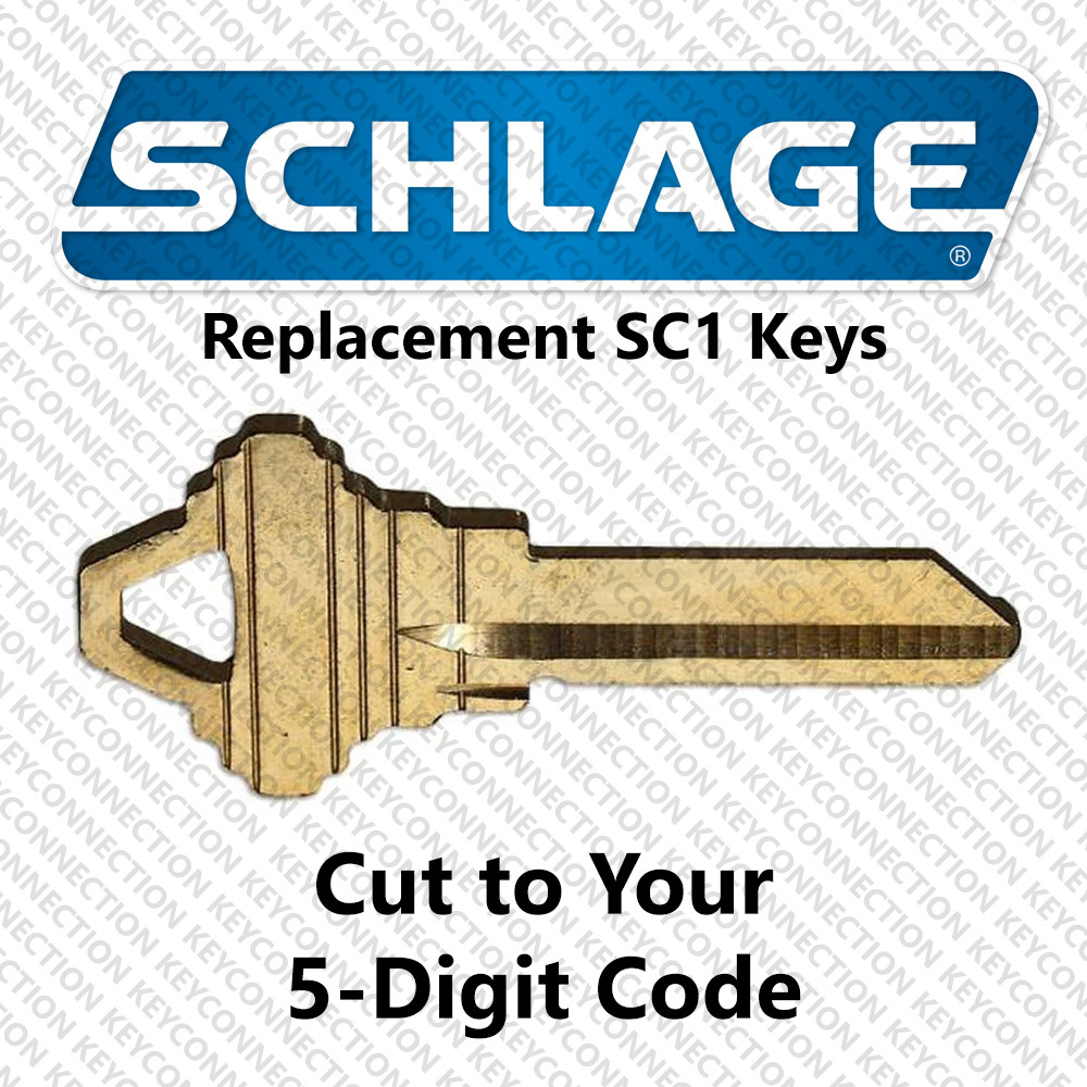 SCHLAGE (SC1) 5 Pin Key Cut to Your Code