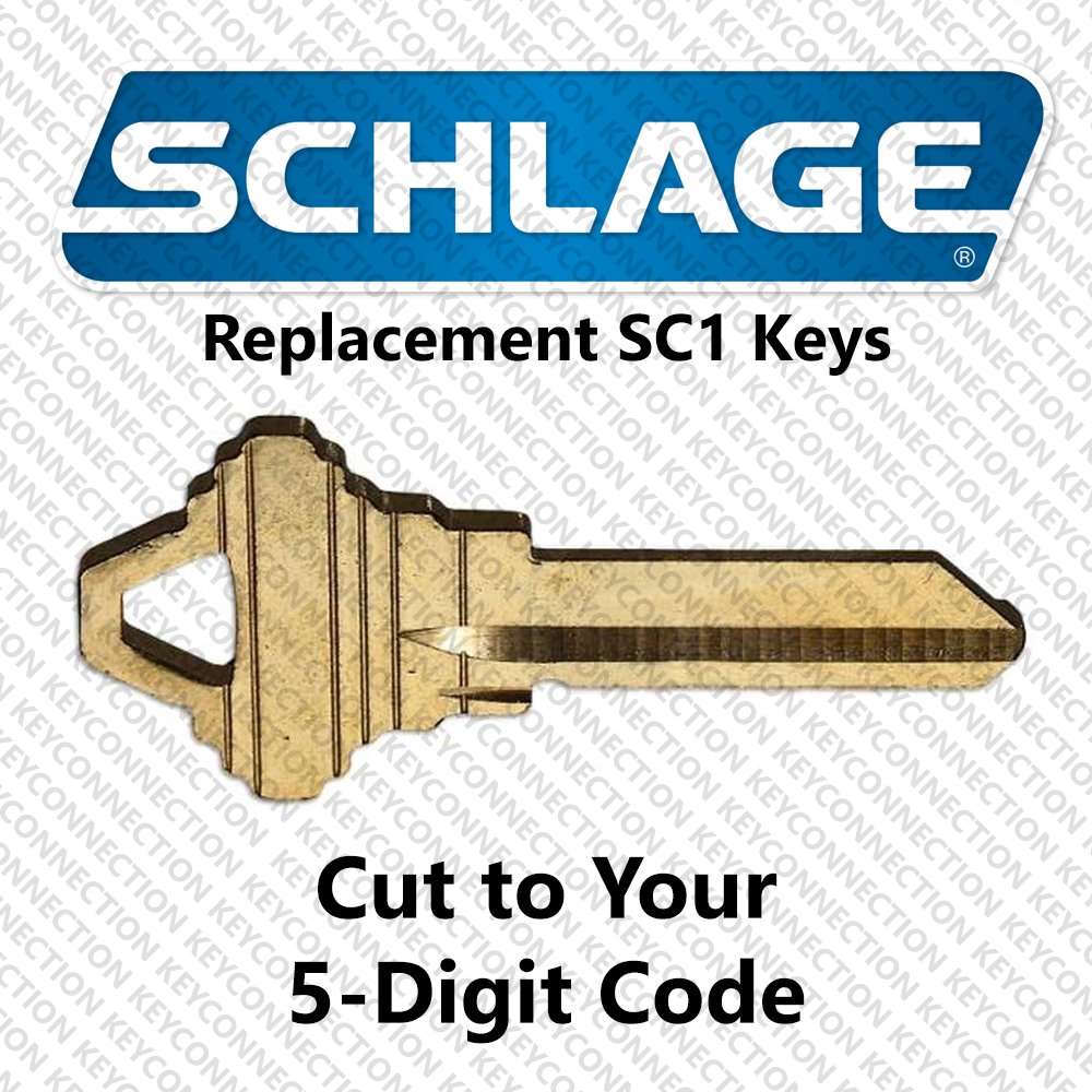SCHLAGE (SC1) 5 Pin Key Cut to Your Code