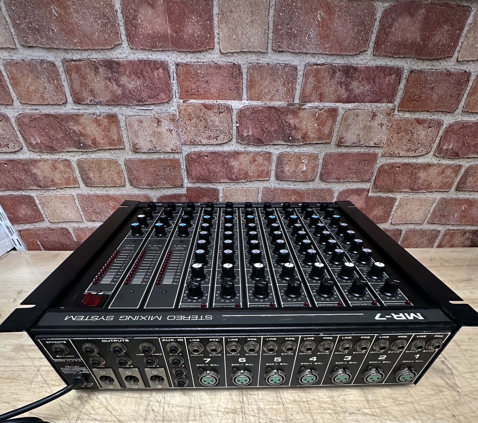 peavey mixer mr7 (read)