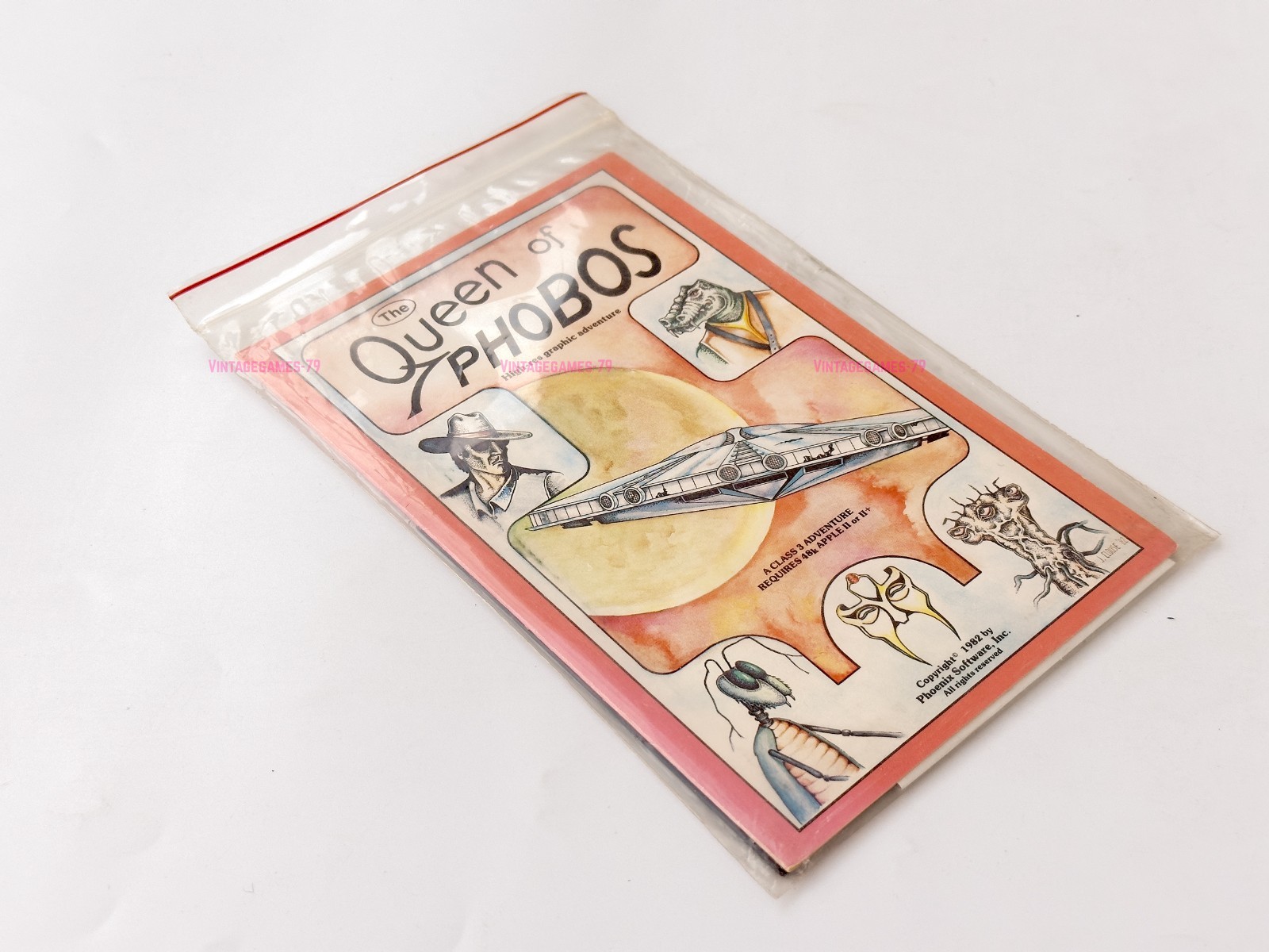 Queen of Phobos - Phoenix Software - 1982 / Apple II