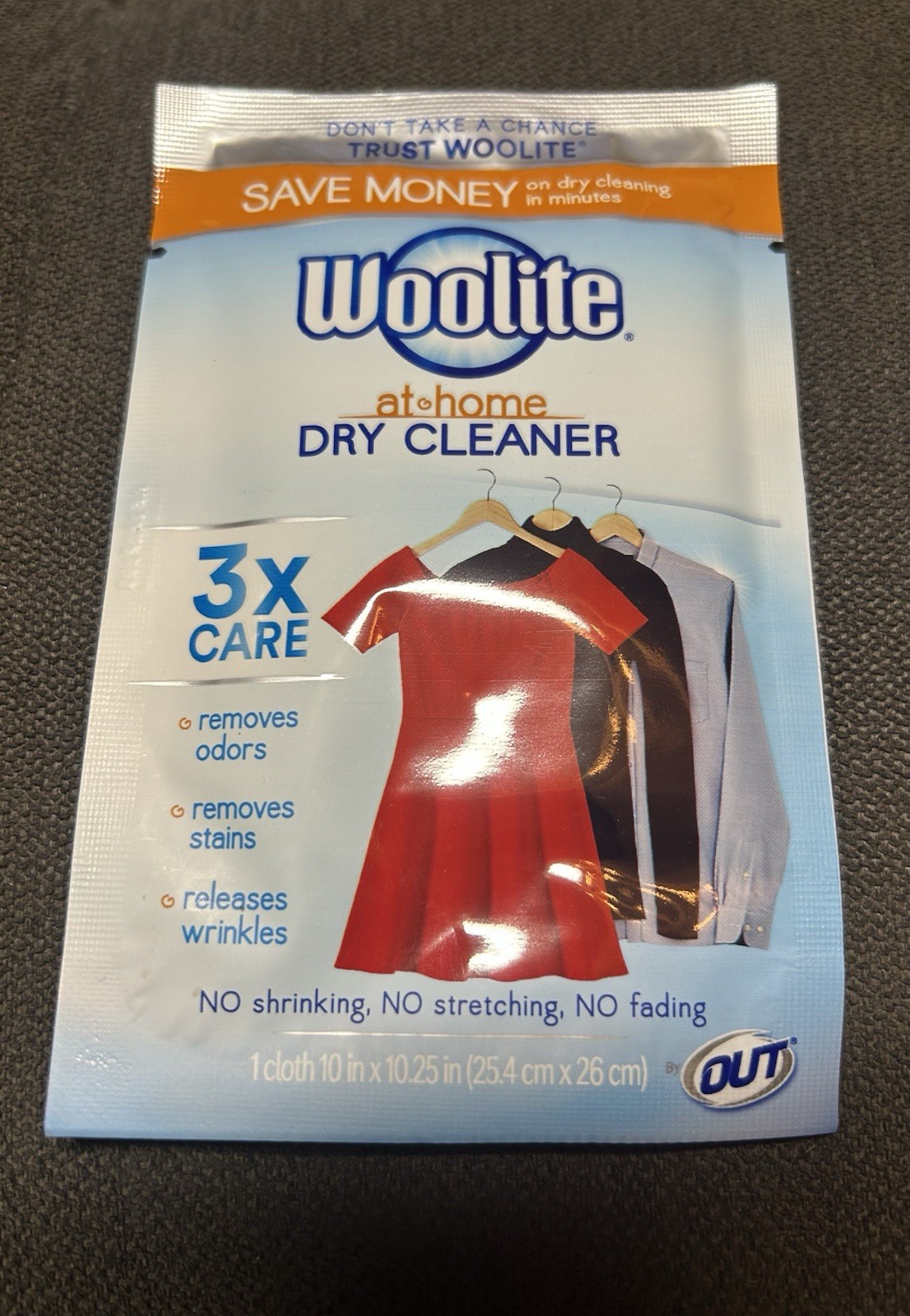 Woolite At Home Dry Cleaner Fresh Scent 6 Dry Cleaning Cloths 2 StainBox is Open