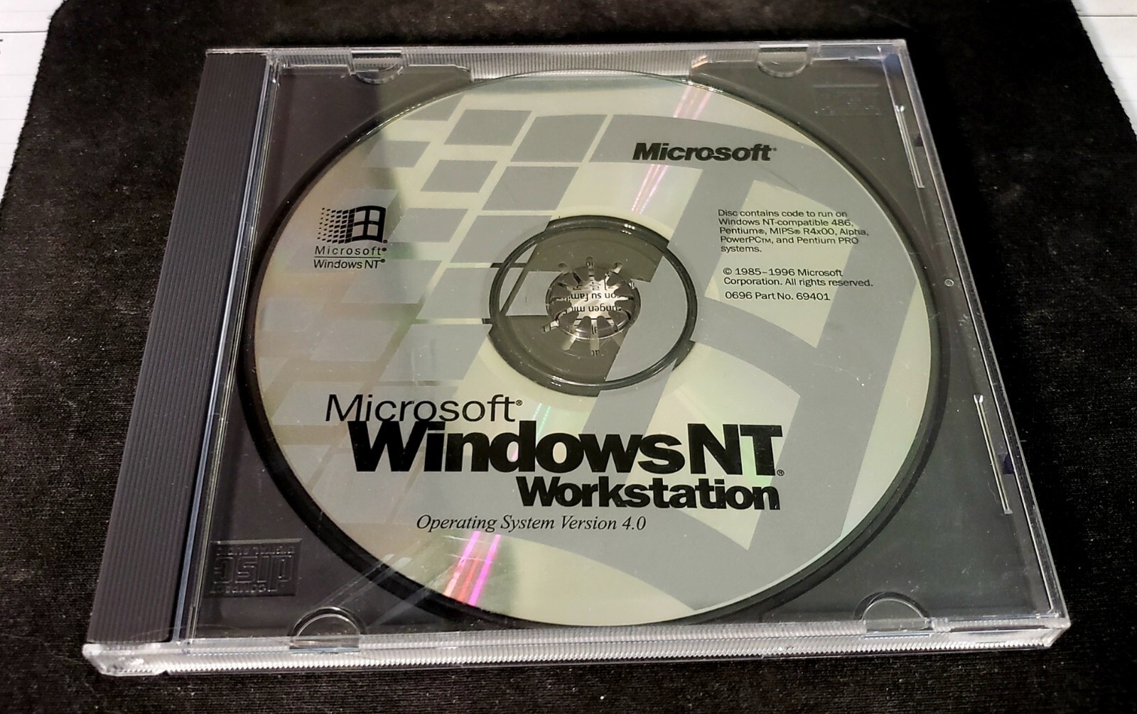 Microsoft NT 4.0 Workstation CD MINT NEW