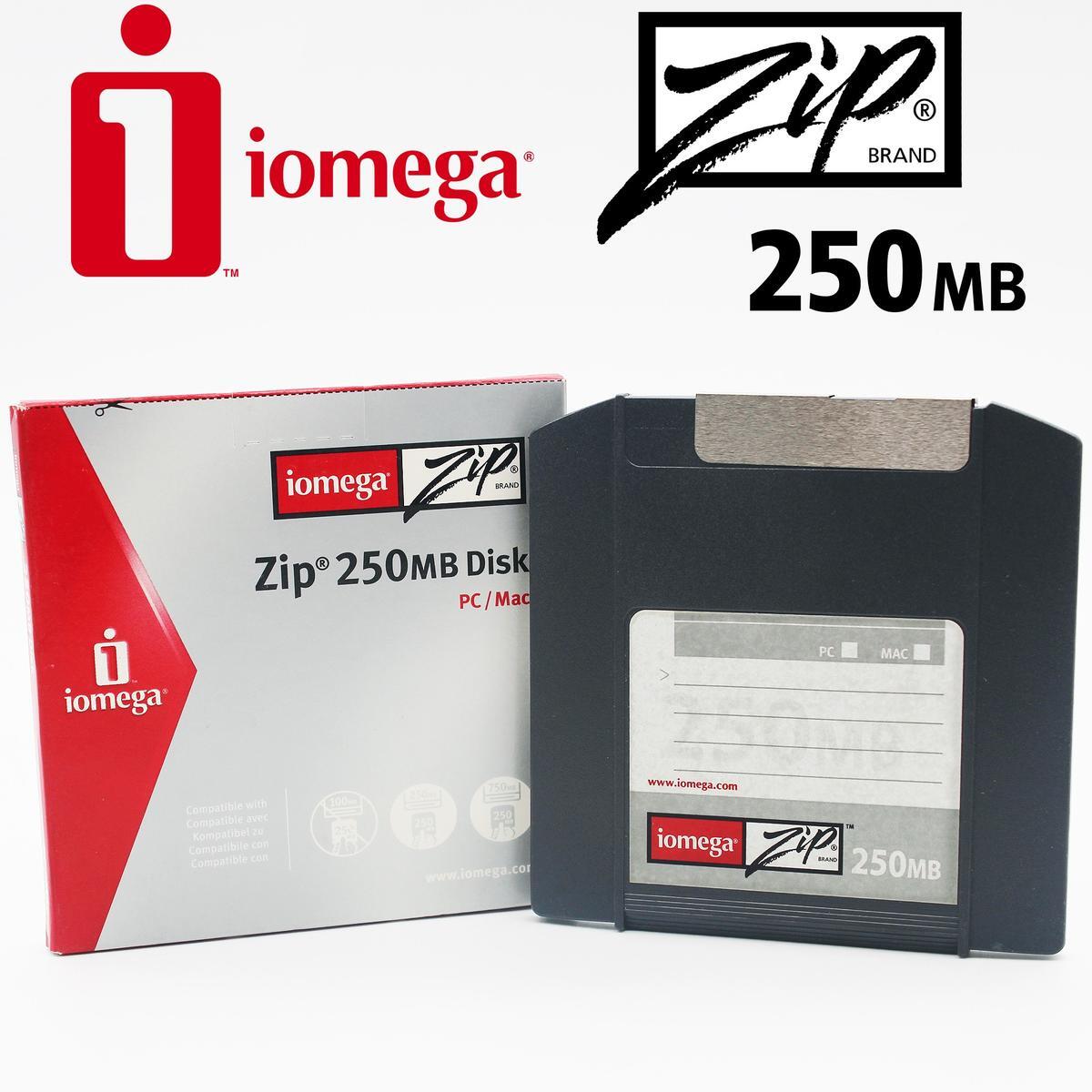 Iomega Zip 250 MB Disk PC/Mac Blank Media NEW