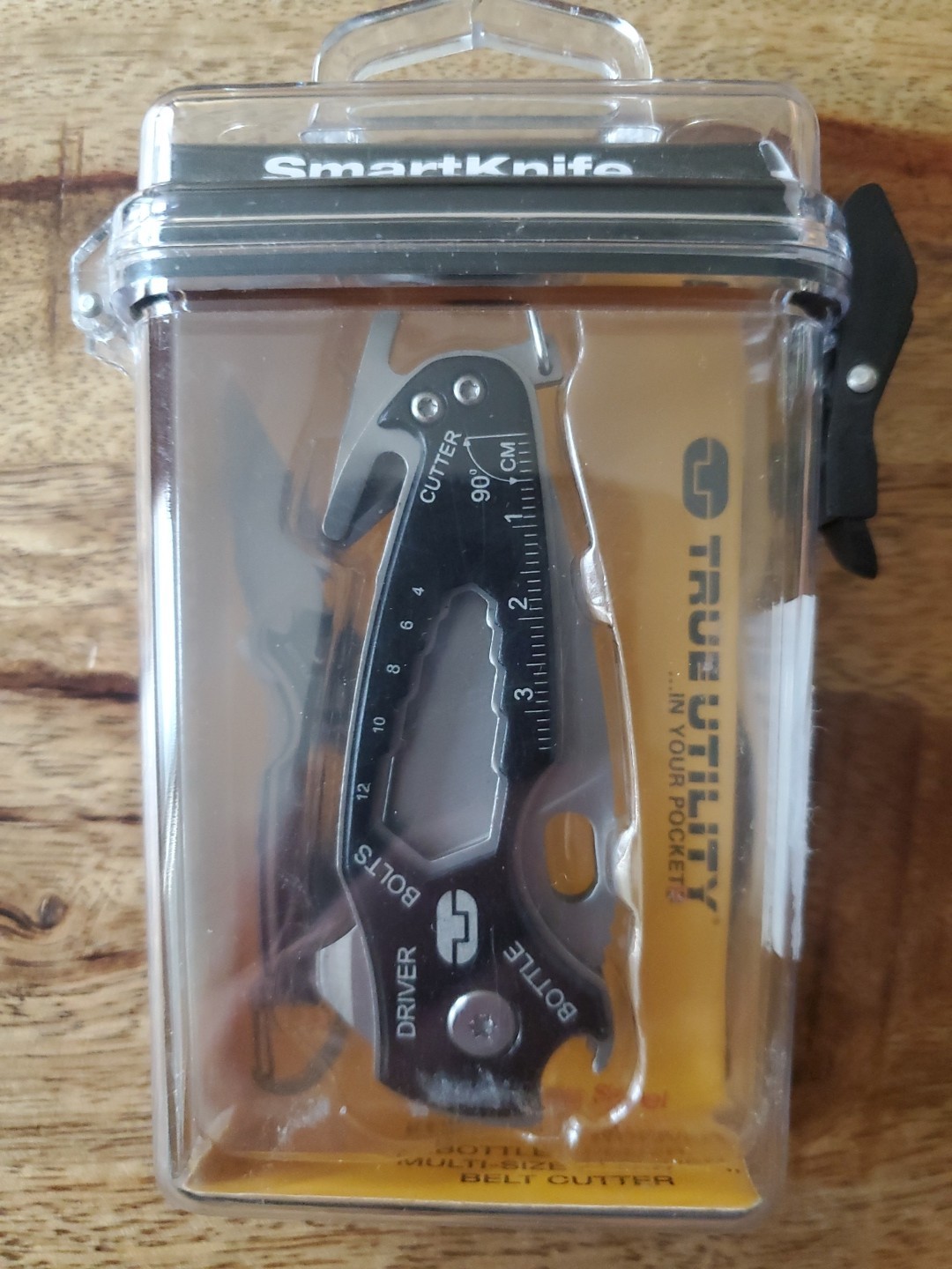 TRUE UTILITY SMARTKNIFE POCKET KNIFE MULTI TOOL W/CLIP NEW SEALED TU573