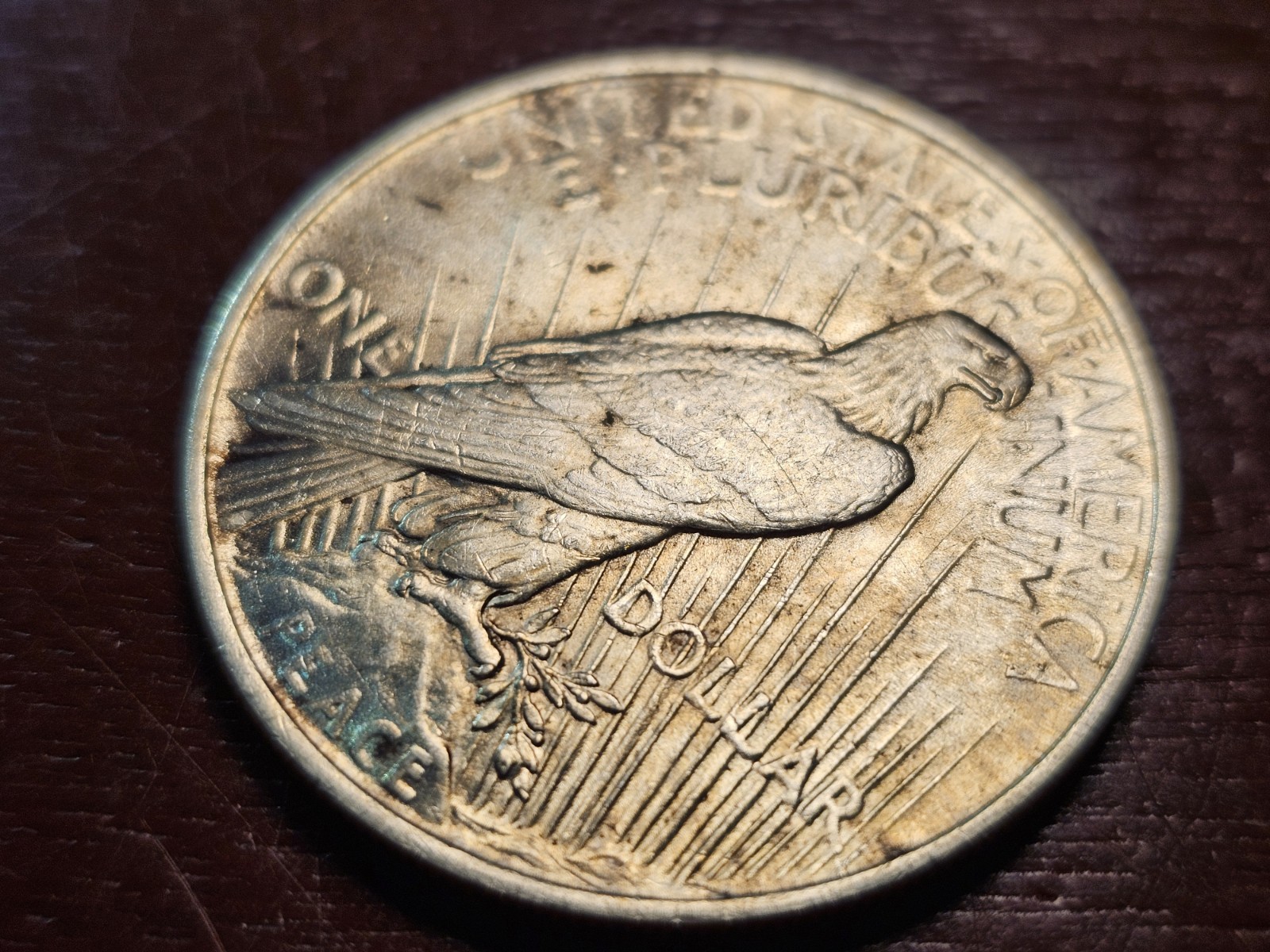 1922 Peace Silver Dollar, XF-AU, Below melt for seller, Stk 0041