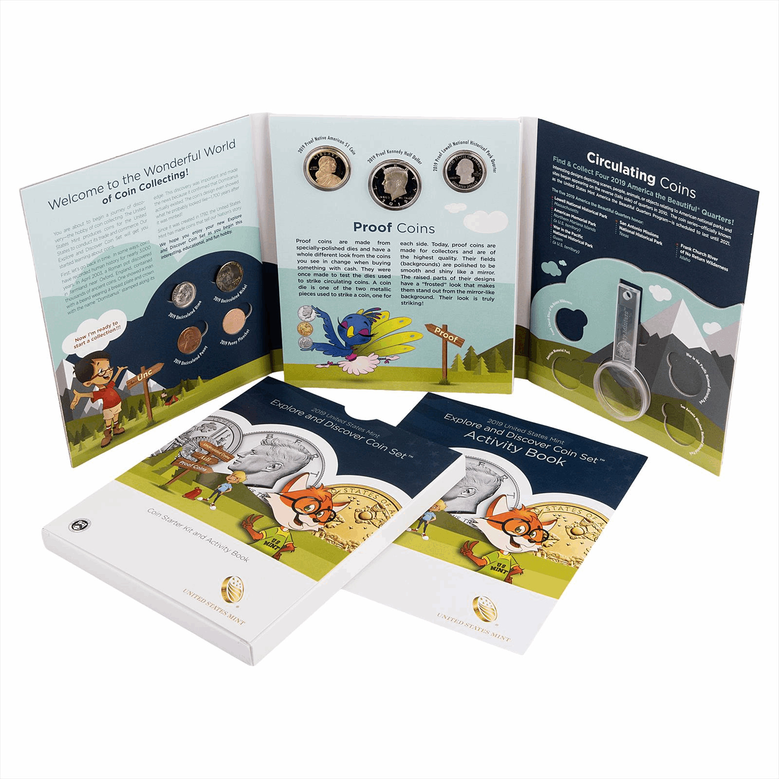 2019 United States Mint Explore and Discover Coin Set