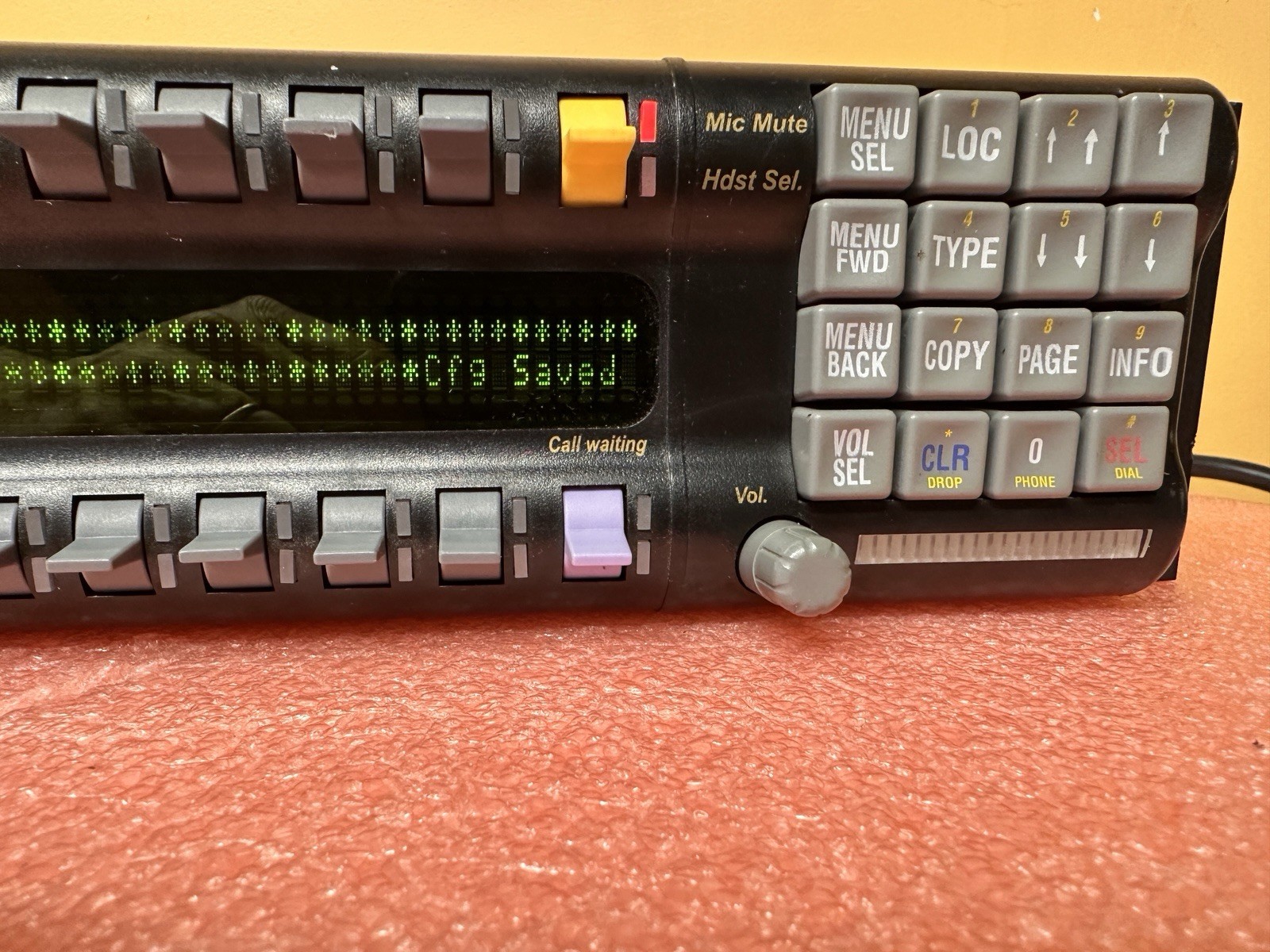 RTS Telex KP-32 4-Pin Intercom Keypanel with power supply.