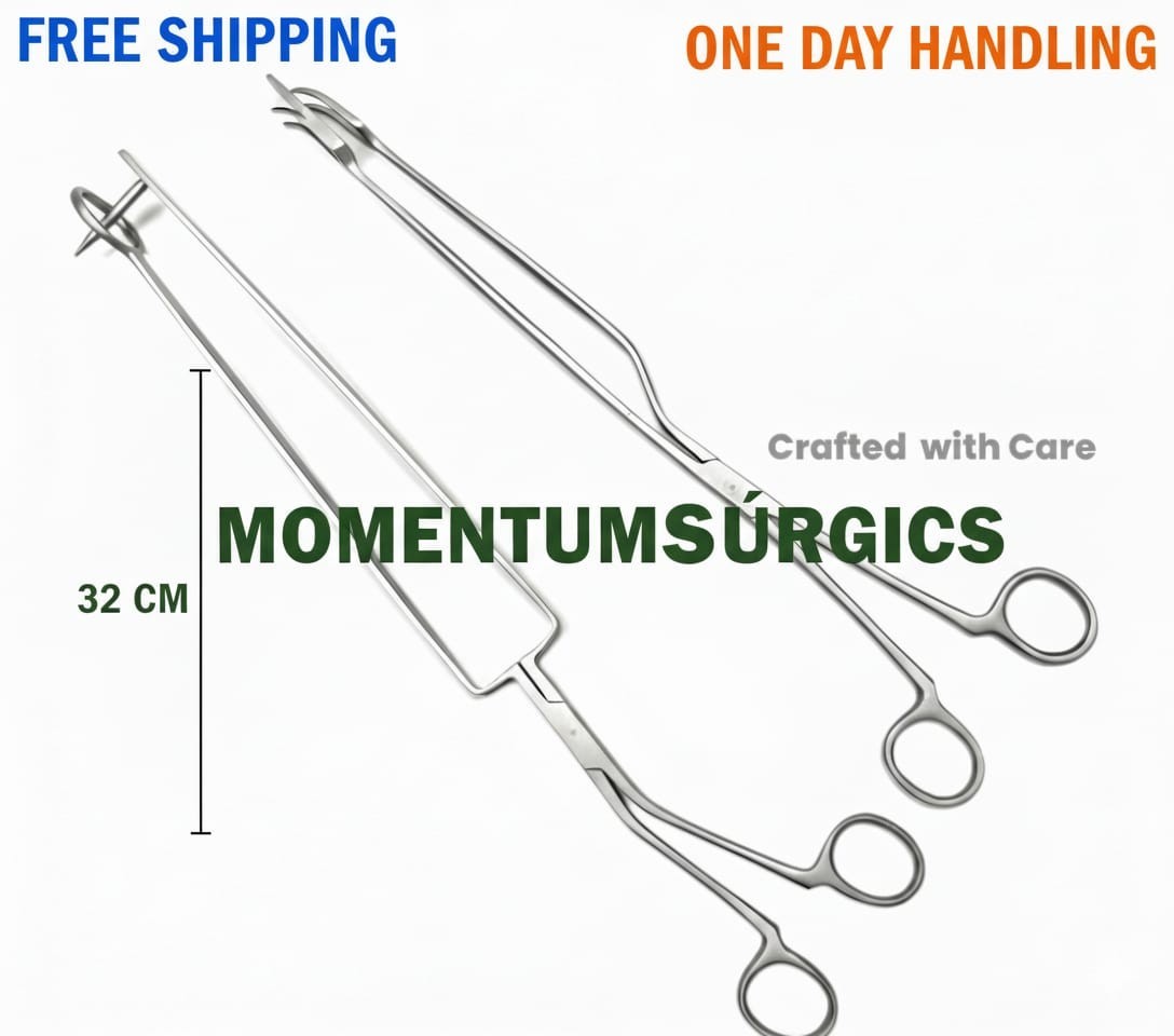 Lockwood Abdominal Flap Demarcator Forcep - Navel Abdominoplasty Marker 32cm