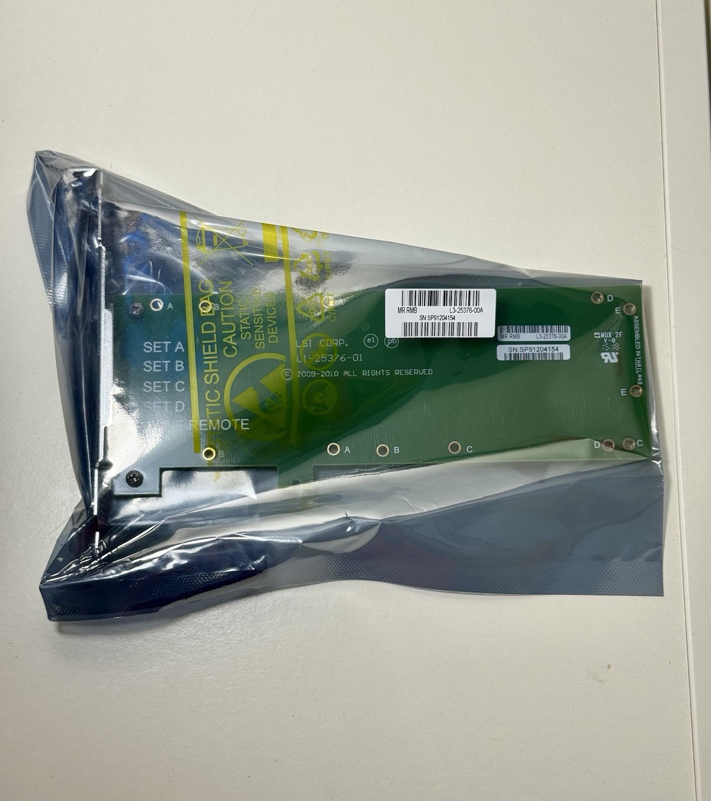 Broadcom LSI 25376-01 Storage Adapter Network Card with Accessories