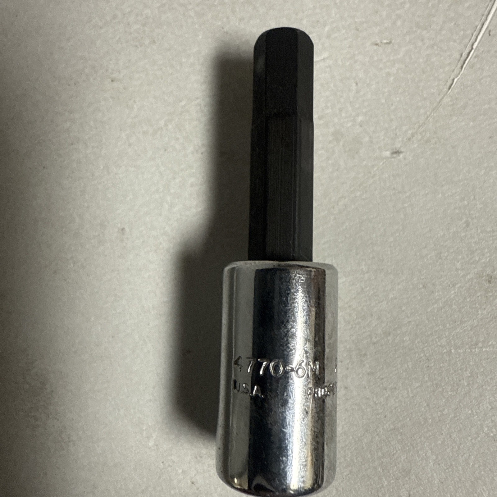 Proto Professional 4770-6M 1/4" Drive 6mm Metric Standard Hex Bit Socket