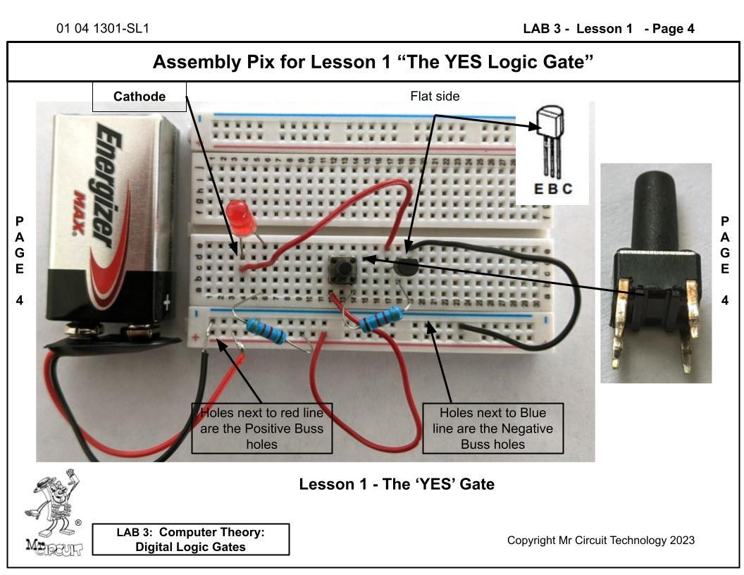 Mr Circuit Lab 3 Learn How Computers Work on the inside - build Logic Gates