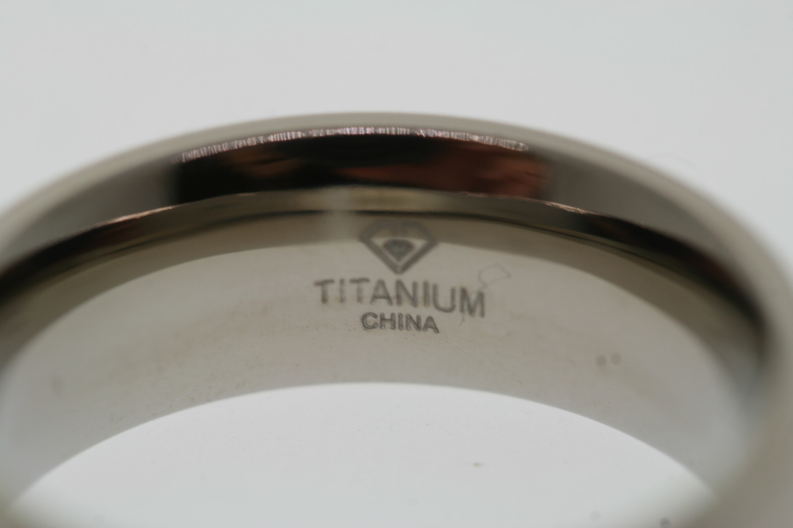 Titanium Black Cable Inlay 7mm Band Ring