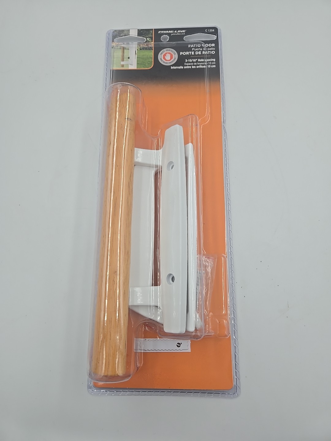 Prime Line C1204 Patio Door Pull Handles 3 15/16" Hole Spacing 1" to 1 1/2" Door
