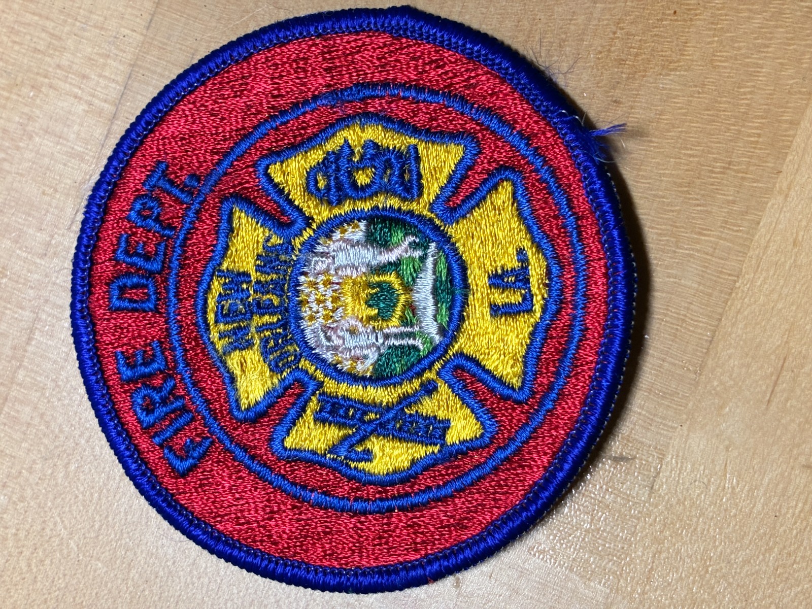 New OrleansFire Department small patch. Free Shipping