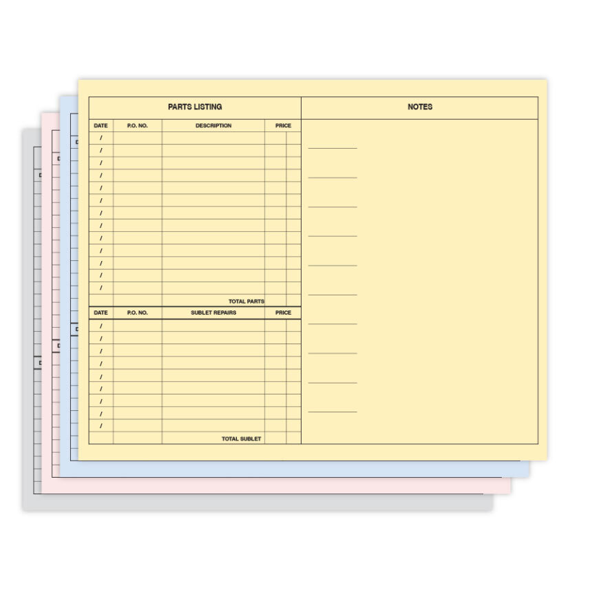 Job Folder Pastel Color Coded 110 lb (50)