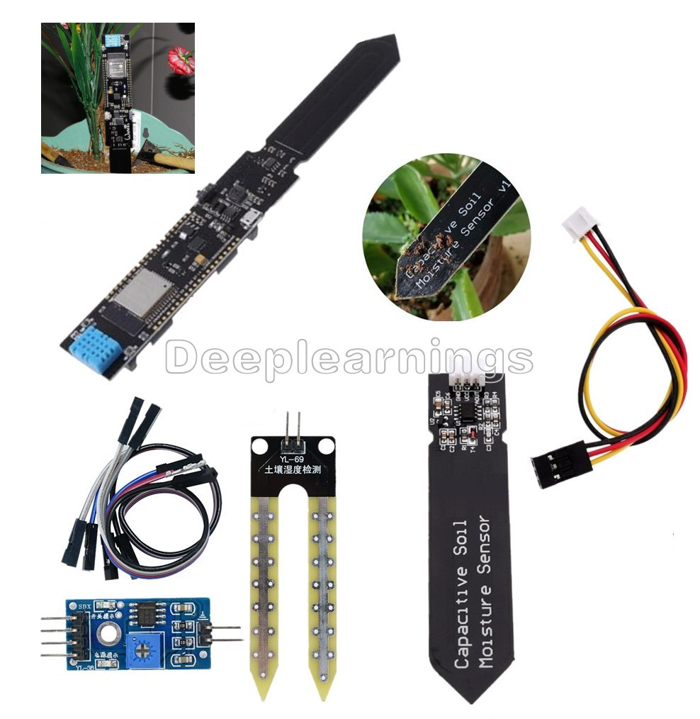 CP2104 Soil Hygrometer Detection Module Moisture ESP32 DHT11 Sensor for Arduino