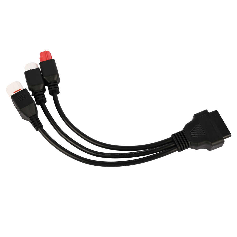 OBD2 Diagnostic Adapter Connector Cable For Yamaha Motorcycle 3pin 4 pin 6p 3in1