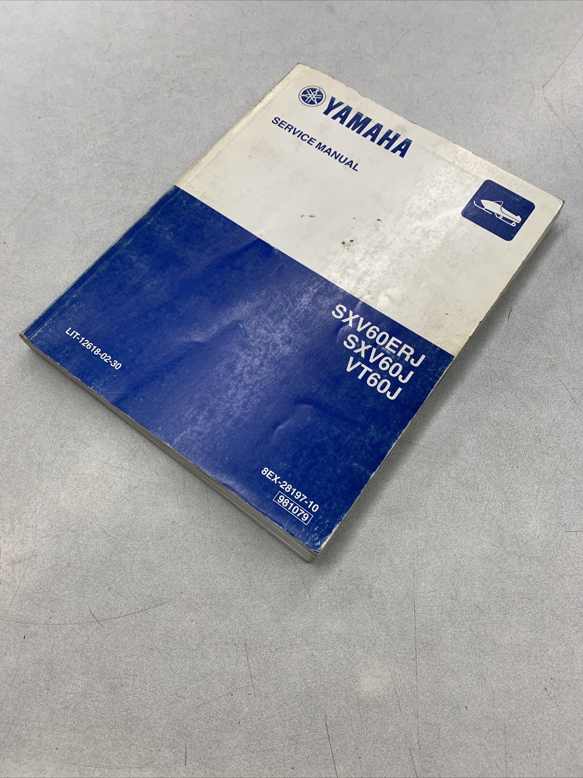 2003 YAMAHA SXV60ERJ/SXV60J/VT60J SNOWMOBILE SERVICE MANUAL LIT-12618-02-30