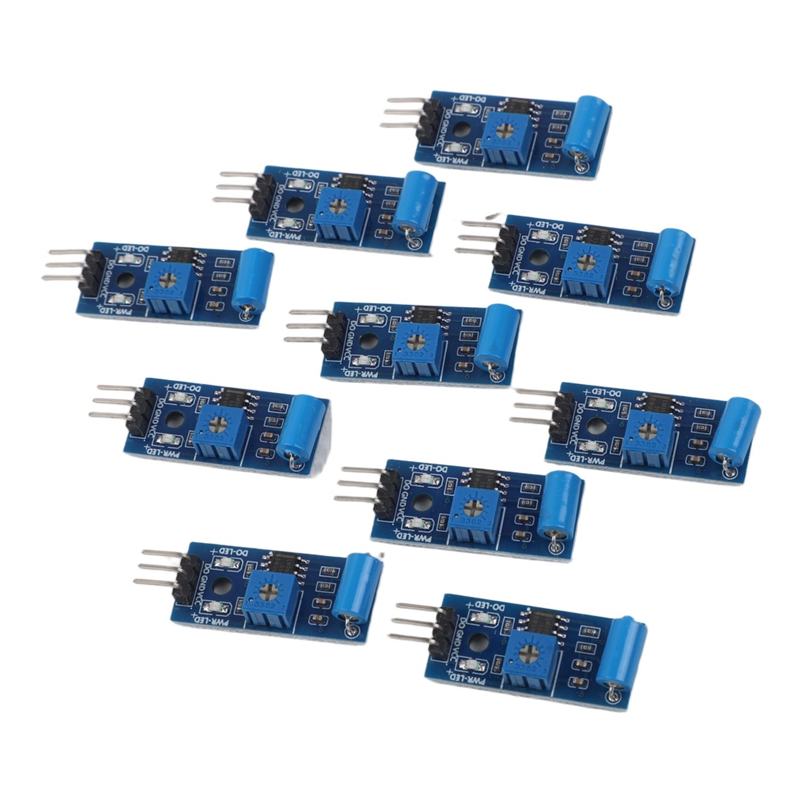 10pcs SW420 Vibration Sensor Modules with Small PCB Size for Easy Integration