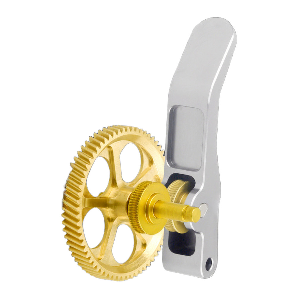 Five Spay Hollow Extruder Gear for 3D Printer with CNC Arm Aluminum-