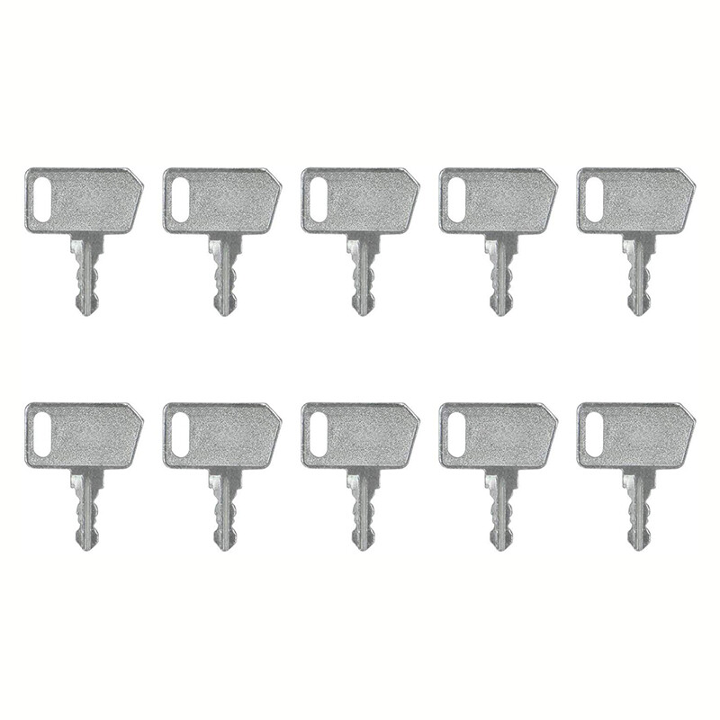 10 Tennant Sweeper Scrubber Ignition Keys 361144 R14 6100 6200 6400 7100 S20