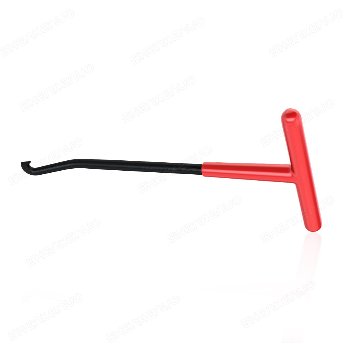 T-Shaped Exhaust Spring Puller with Rubber Grip - Essential Tool for Motorcycles