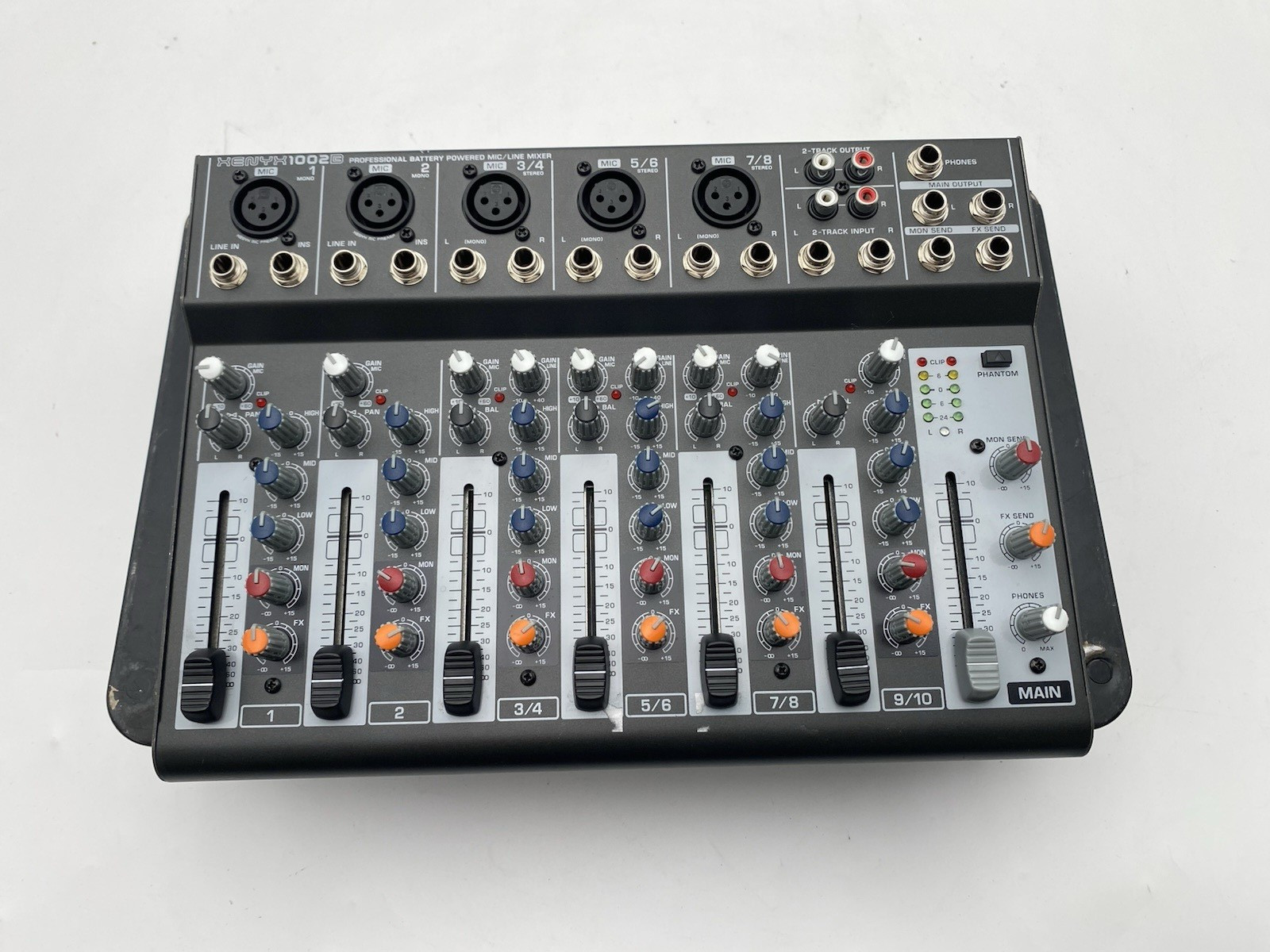 Behringer XENYX 1002B Analog Audio Mixer No AC Adapter