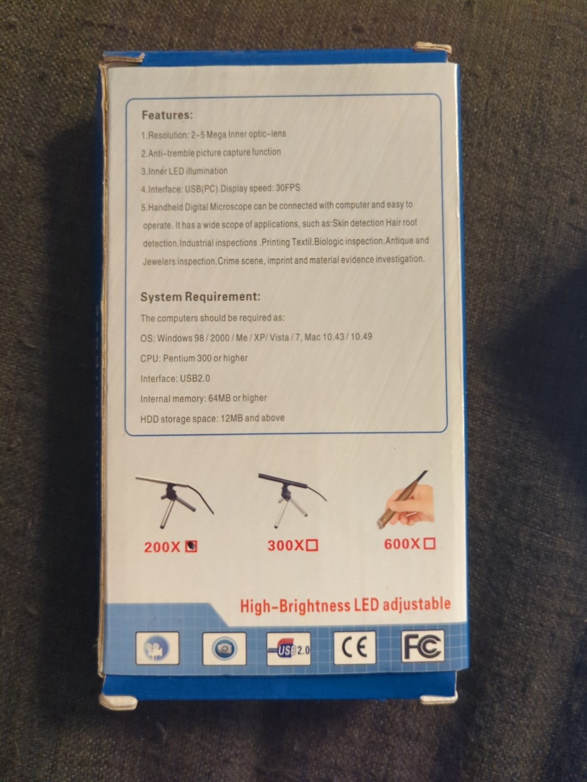 200X High resolution Digital microscope